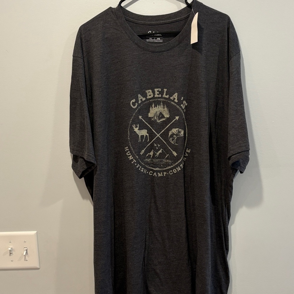 Cabela's Men's Charcoal Graphic Tee